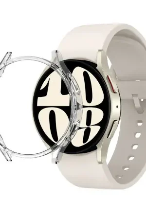 Paiement Sécurisé Olixar Clear Bezel Protective Case - For Samsung Galaxy Watch 7 44mm