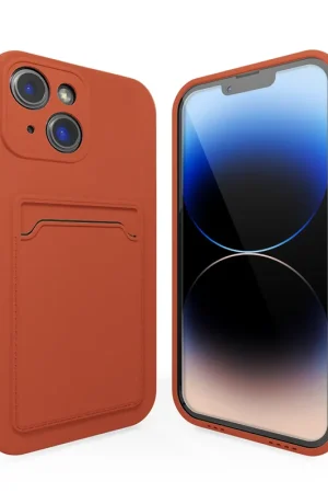 Prix Bas ShieldCase Coque arrière porte-cartes iPhone 13 Mini (terracotta)