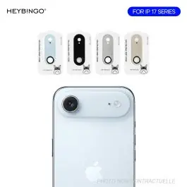 Verre trempé caméra arrière iPhone Air Heybingo intégral Or Offre Du Jour