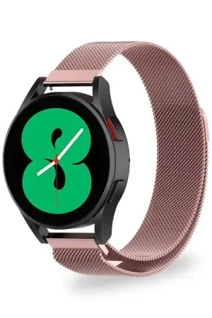Olixar Rose Pink Milanese Strap (M/L) - For Samsung Galaxy Watch FE (40mm) Certifié