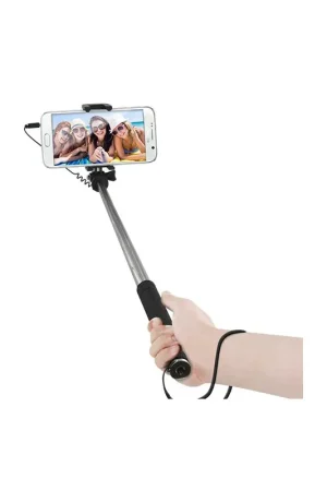 Promotion Mini perche télescopique noir avec déclencheur photo