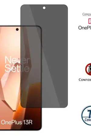 OnePlus 13R - Verre trempé Anti-Espions - TM-Concept® gamme Privacy Paiement Sécurisé