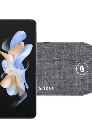 Vente Flash Olixar 20W Grey Dual Wireless Charger Pad - For Samsung Galaxy Z Flip 6