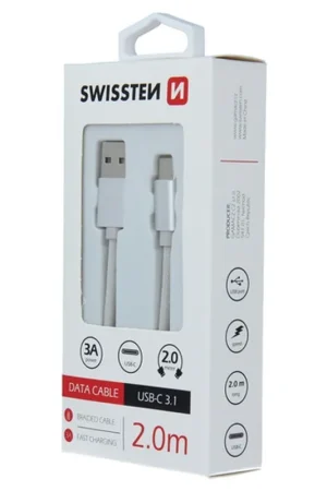 Satisfait Ou Remboursé Câble USB/USB-C 2m Silver