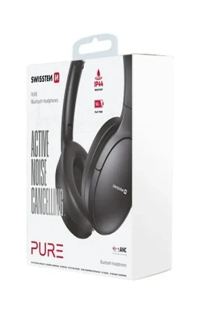 Casque à réduction de bruit Pure Black Swissten Top Vente