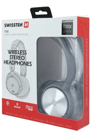 Commander Maintenant Casque audio Bluetooth Trix Swissten Gris