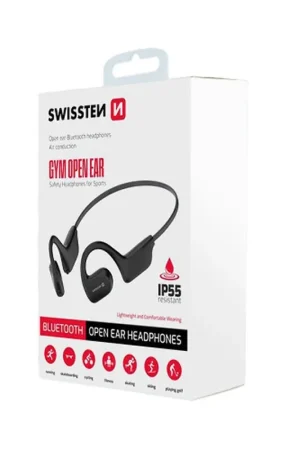 Bon Plan Casque Bluetooth conduction osseuse Swissten Noir