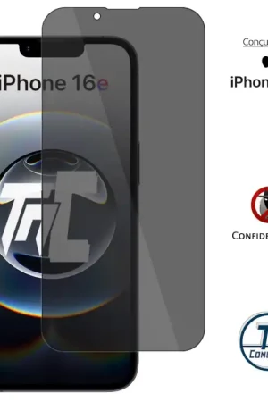 Apple iPhone 16e - Verre trempé Anti-Espions - TM-Concept® gamme Privacy Retour Gratuit