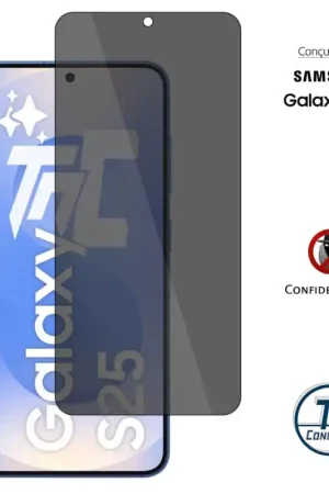 Jusqu’à Épuisement Des Stocks Samsung Galaxy S25 - Verre trempé Anti-Espions - TM-Concept® gamme Privacy