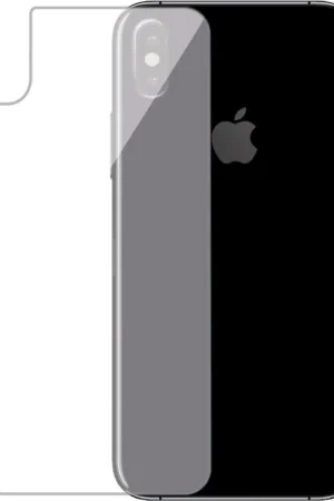 Certifié Verre trempé pour iPhone X/XS transparent arrière