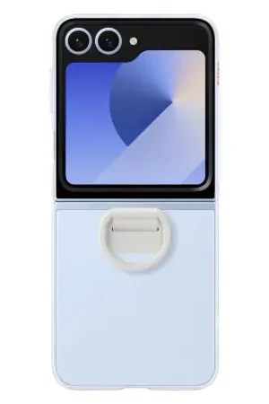 Official Samsung Clear Case with Ring - For Samsung Galaxy Z Flip 6 Nouvel Arrivage