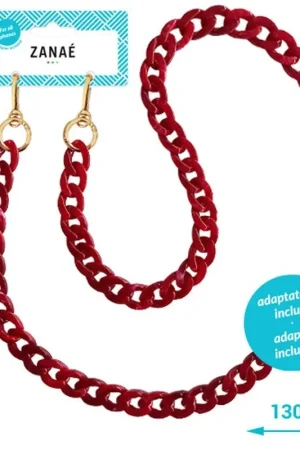 Chaine-bijou Coral red L Satisfait Ou Remboursé