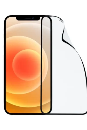 Verre Trempé Complet Noir Incassable pour iPhone 12 Pro. Remise