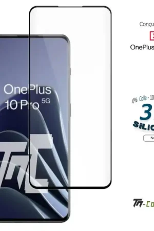 Super Prix OnePlus 10 Pro - Verre trempé incurvé 3D Silicone - TM-Concept®