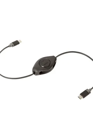 CABLE TYPE-C TYPE-C RETRACTABLE NOIR Prix Bas