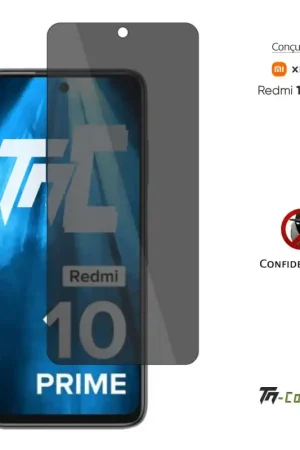 Xiaomi Redmi 10 Prime - Verre trempé Anti-Espions - TM-Concept® gamme Privacy Achat Immédiat