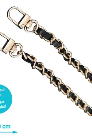 Produit De Marque Chaîne-bijou Leather Black Taille L
