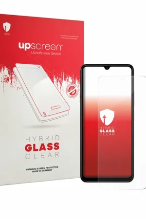 Achat Immédiat upscreen Hybrid Glass Clear Premium Protection d'écran en verre pour Xiaomi Redmi A3 Pro