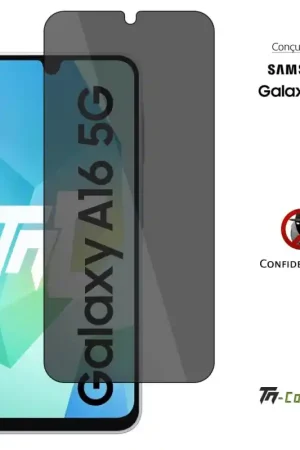 Acheter En Ligne Samsung Galaxy A16 - Verre trempé Anti-Espions - TM-Concept® gamme Privacy