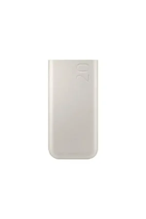 Powerbank 20000mAh 1 port USB C 45W PD Beige Samsung Satisfait Ou Remboursé