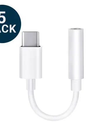 Olixar USB-C to 3.5mm Audio Headphone Adapter - 5 Pack Paiement Sécurisé