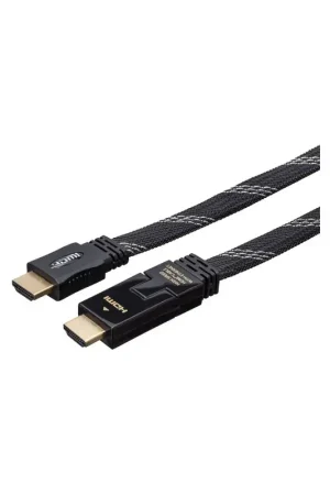 Câble plat HDMI noir Bigben Acheter Direct