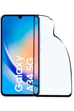 Verre Trempé Complet Incassable pour Samsung Galaxy A34 5G Quantité Limitée