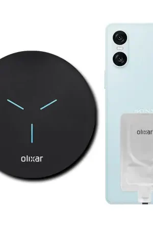 Bon Marché Olixar Basics 15W Wireless Charger Pad & USB-C Wireless Charger Adapter - For Sony Xperia 10 VI