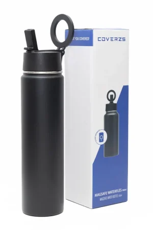 Coverzs Bouteille d'eau de 700 ml avec MagSafe (noir) Remise