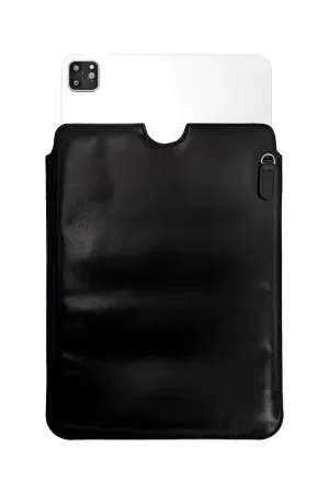 Olixar Universal 11" Black Leather-Style Sleeve - For iPad Air 6 11" 2024 Certifié