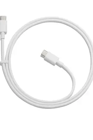 Usine Directe Official Google White 1m USB-C to USB-C Charge & Sync Cable - For Google Pixel 8a