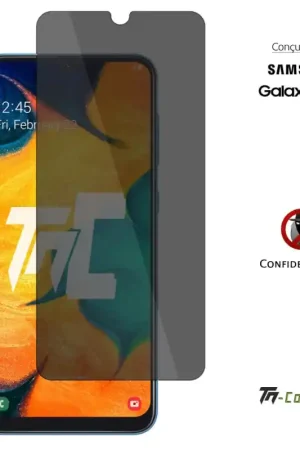Samsung Galaxy A30 - Verre trempé Anti-Espions - TM-Concept® gamme Privacy Bon Marché
