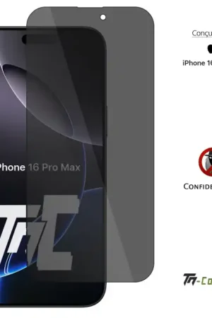 Apple iPhone 16 Pro Max - Verre trempé Anti-Espions - TM-Concept® gamme Privacy Bon Marché