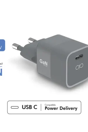 Bon Plan Chargeur maison 30W Power Delivery GaN Garanti à vie Gris Plastique recyclé Force Power