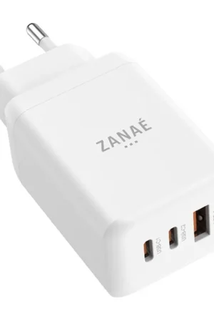 Chargeur 65W, 2x USB-C, 1x USB-A - Blanc Must-Have