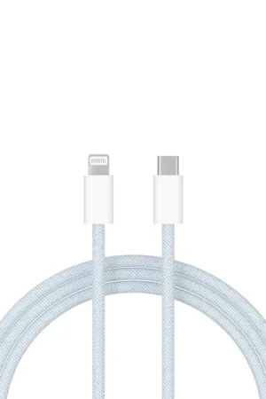 Expédition Rapide ShieldCase Câble USB-C vers Lightning pour modèles iPhone 1 mètre (bleu)