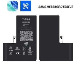 Nouveauté Batterie iPhone 15 Pro (Sans message d'erreur) Original Ti-DIAG