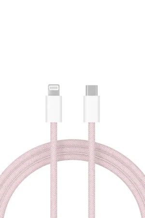ShieldCase Câble USB-C vers Lightning pour modèles iPhone 1 mètre (rose) Commander Vite