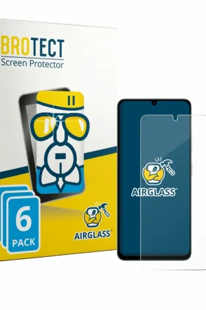 6 Pièces BROTECT AirGlass Protection d'écran en verre pour ZTE Blade A36 Vente Flash