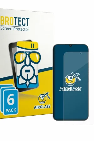 6 Pièces BROTECT AirGlass Protection d'écran en verre pour realme Narzo 100 Lite 5G Offre Limitée