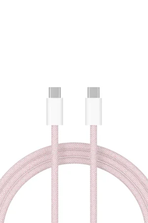 ShieldCase Câble USB-C vers USB-C pour modèles iPhone 1 mètre (rose) Prix Réduit