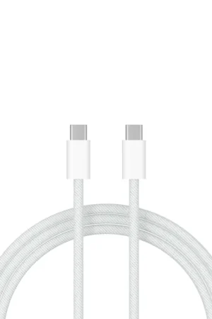 ShieldCase Câble USB-C vers USB-C pour modèles iPhone 2 mètres (blanc) Seulement Aujourd’hui