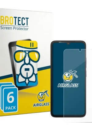 6 Pièces BROTECT AirGlass Protection d'écran en verre pour TCL K70 SE Authentique