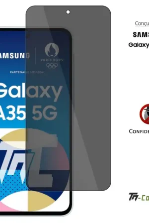 Expédié Aujourd’hui Samsung Galaxy A35 5G - Verre trempé Anti-Espions - TM-Concept® gamme Privacy