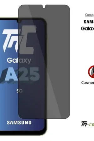 Réduction Samsung Galaxy A25 5G - Verre trempé Anti-Espions - TM-Concept® gamme Privacy
