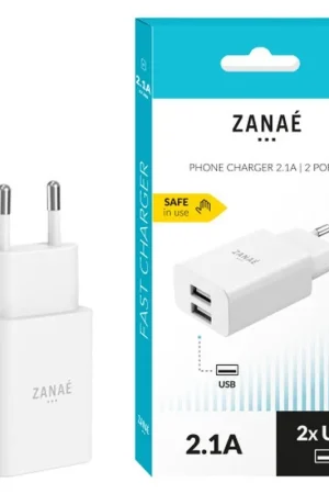 Chargeur USB 10W 2 Ports Universel Blanc Offre Spéciale