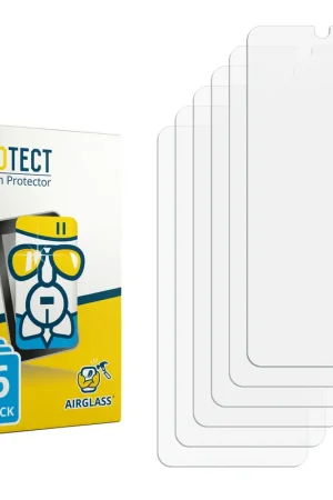 6 Pièces BROTECT AirGlass Protection d'écran en verre pour Xiaomi Redmi 14R Affaire À Saisir