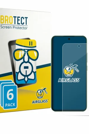 6 Pièces BROTECT AirGlass Protection d'écran en verre pour Oppo F33 Réduction