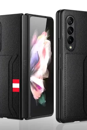 ShieldCase Porte-cartes étui portefeuille Samsung Galaxy Z Fold 4 (noir) Promotion Saisonnière
