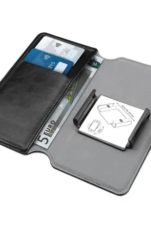 Étui Portefeuille Universel Rotatif Puro 360 pour Smartphone jusqu'à 6.5"- XXL bleu Commande En Gros